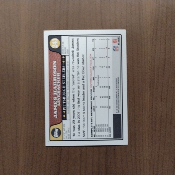 Football Card - Picture 2 of 2